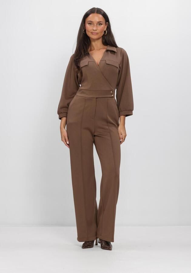 AAIKO Dames Jumpsuits Vion Vis 147 Bruin