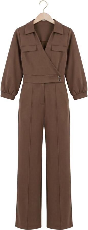 AAIKO Dames Jumpsuits Vion Vis 147 Bruin - Foto 4
