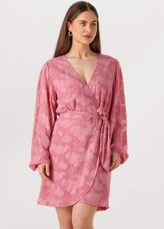 AAIKO Dames Jurken Eloise Chiffon Flower Pes 509 Roze - Foto 4