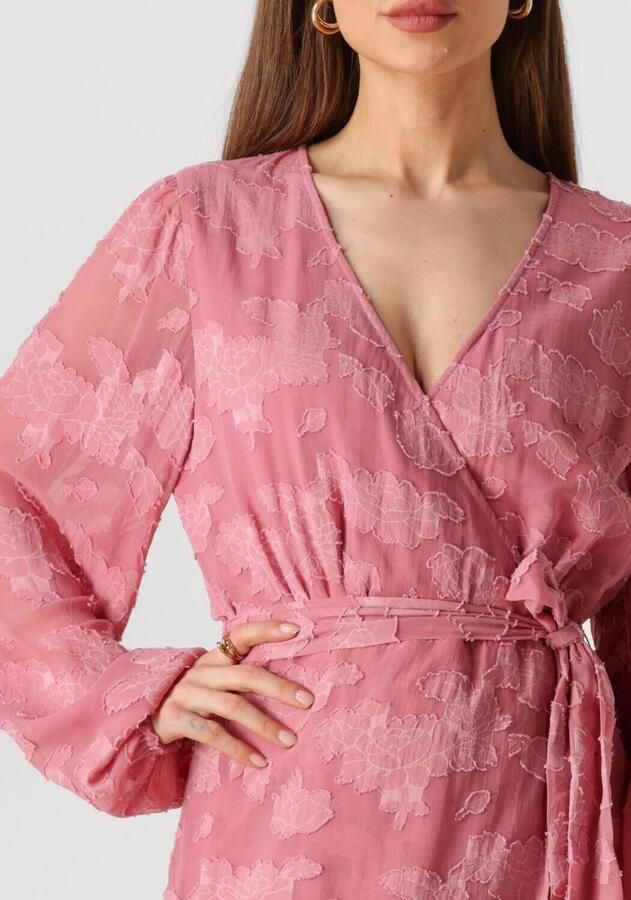 AAIKO Dames Jurken Eloise Chiffon Flower Pes 509 Roze