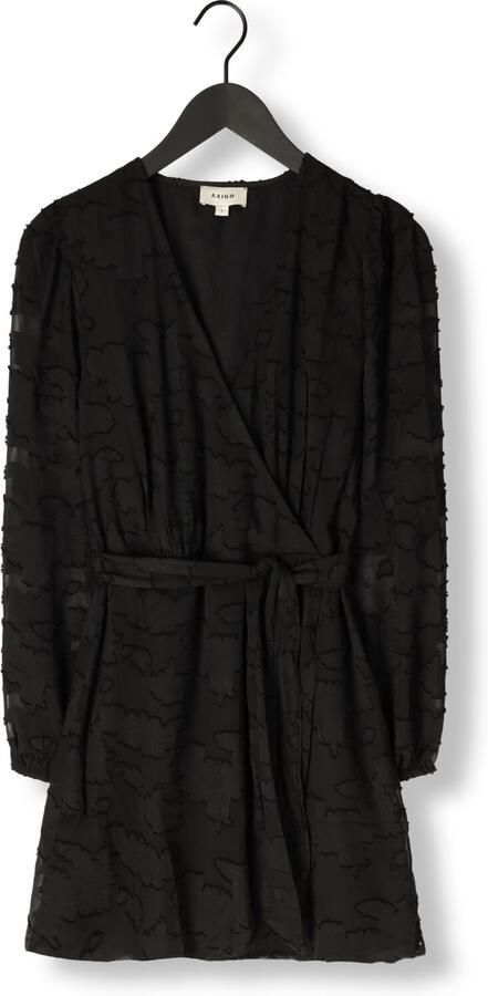 AAIKO Dames Jurken Eloise Chiffon Flower Pes 509 Zwart - Foto 3