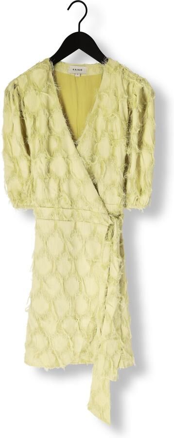 AAIKO Dames Jurken Florica Fringe Pes 482 Khaki - Foto 3