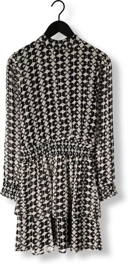 AAIKO Dames Jurken Gabry Ikat Dot Vis 515 Zwart - Foto 3