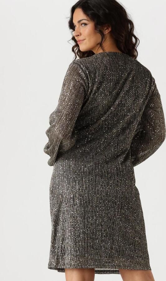 Aaiko Gwen Mesh Mini Jurk Glamour Gray Dames - Foto 2