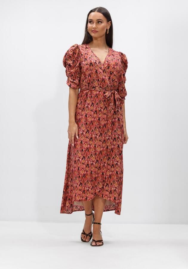 AAIKO Dames Jurken Pida Ikat Vis 512 Multi