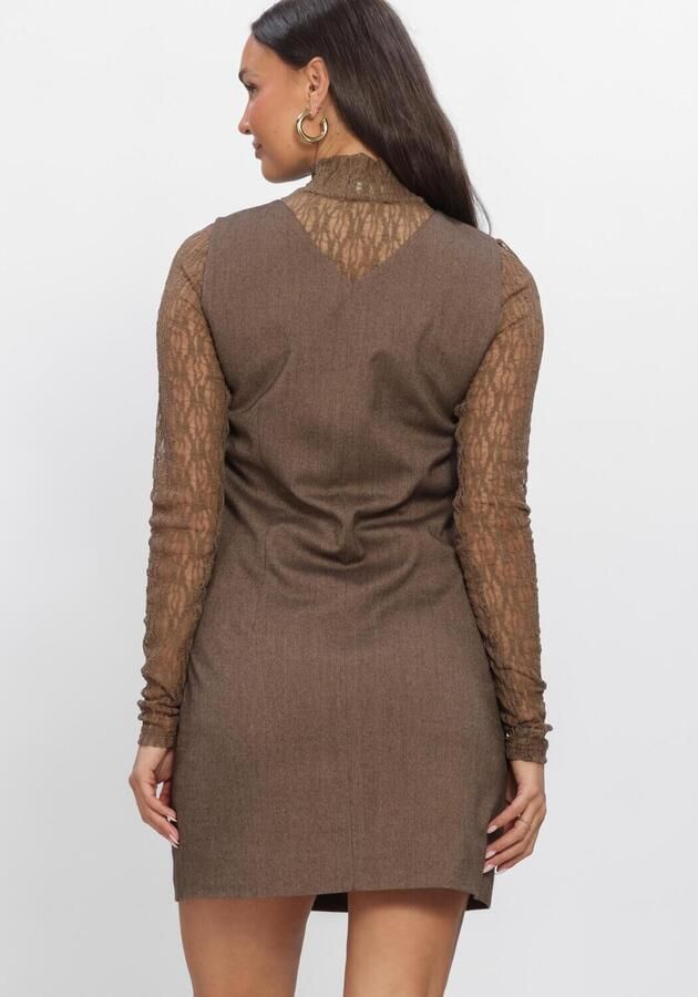 AAIKO Dames Jurken Rivane Tweed Vis 518 Bruin - Foto 2