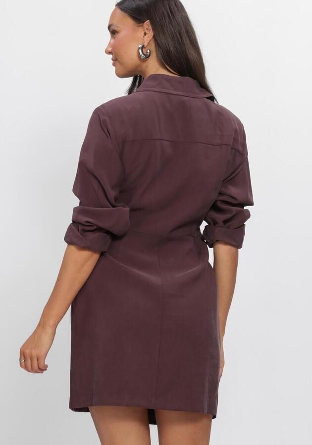 AAIKO Dames Jurken Yven Twill Ten 545 Bordeaux - Foto 2