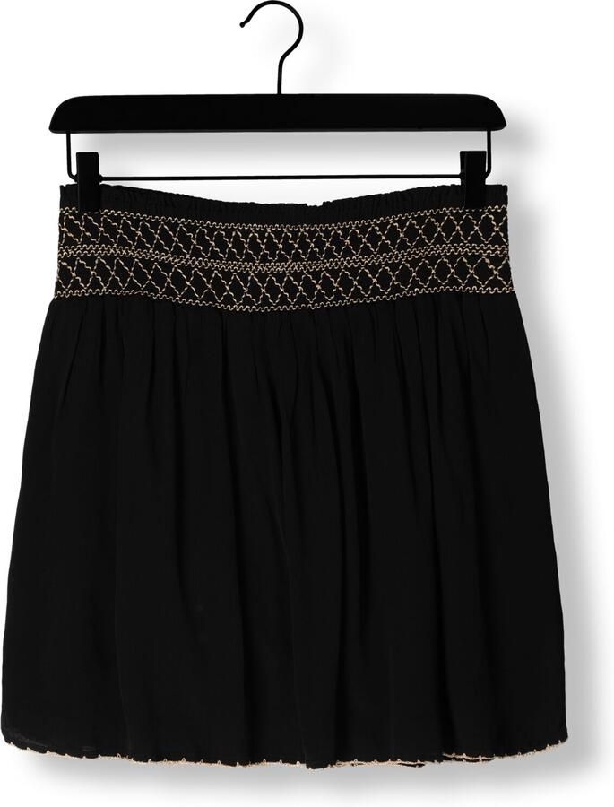 Aaiko Tropische Flair Rok Lou Zwart Black Dames