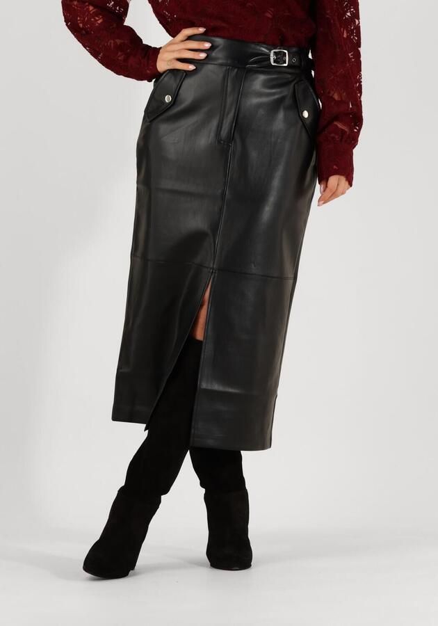 Aaiko Elegante Zwarte Midi Rok Black Dames - Foto 4