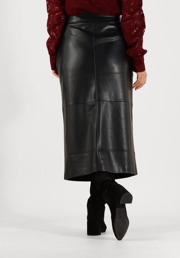 Aaiko Elegante Zwarte Midi Rok Black Dames