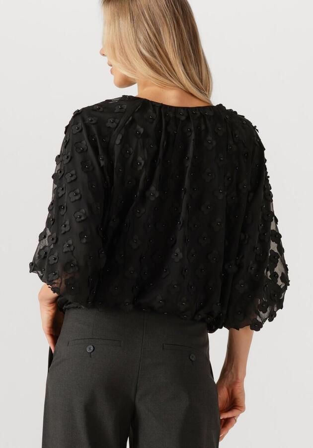AAIKO Dames Tops & T-shirts Delany Flower Pes 508 Zwart - Foto 3