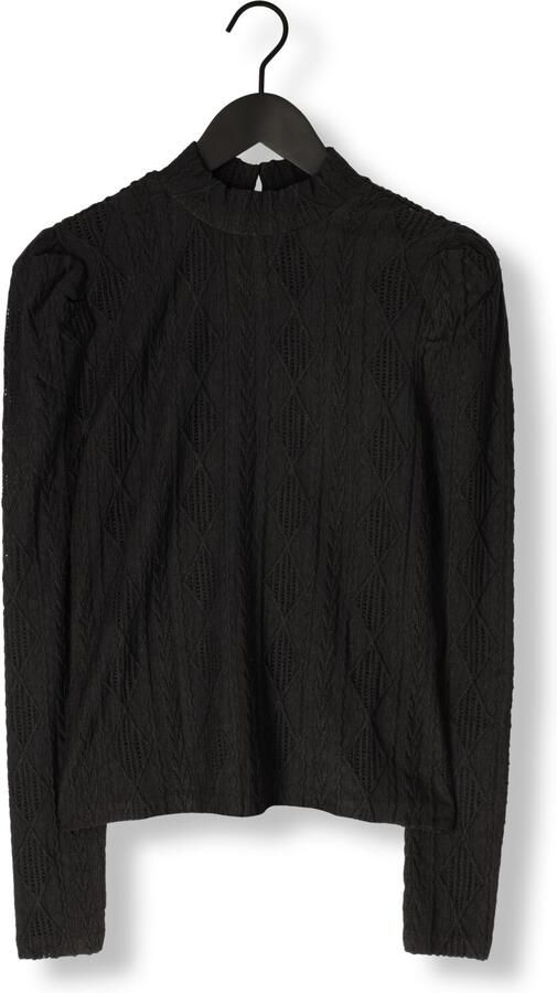 AAIKO Dames Tops & T-shirts Ivona Argyle Pes 133 Zwart - Foto 3