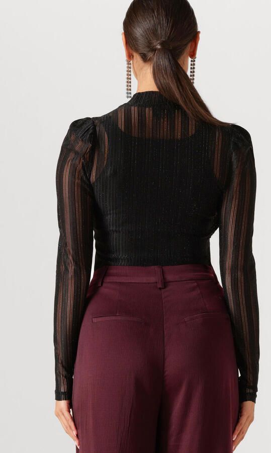 AAIKO Dames Tops & T-shirts Ivona Mesh Pes 123 Zwart - Foto 2