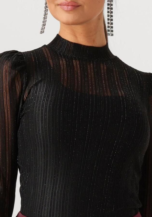 AAIKO Dames Tops & T-shirts Ivona Mesh Pes 123 Zwart