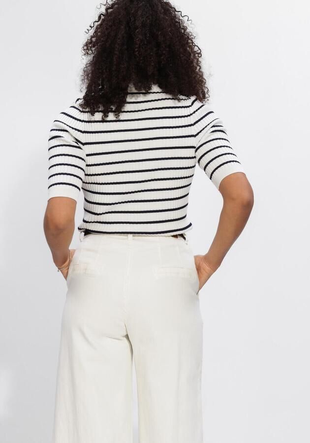 AAIKO Dames Tops & T-shirts Julia Stripe Vis 302 Gebroken Wit - Foto 3