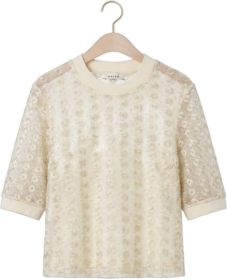 AAIKO Dames Tops & T-shirts Julice Ny 521 Creme - Foto 2