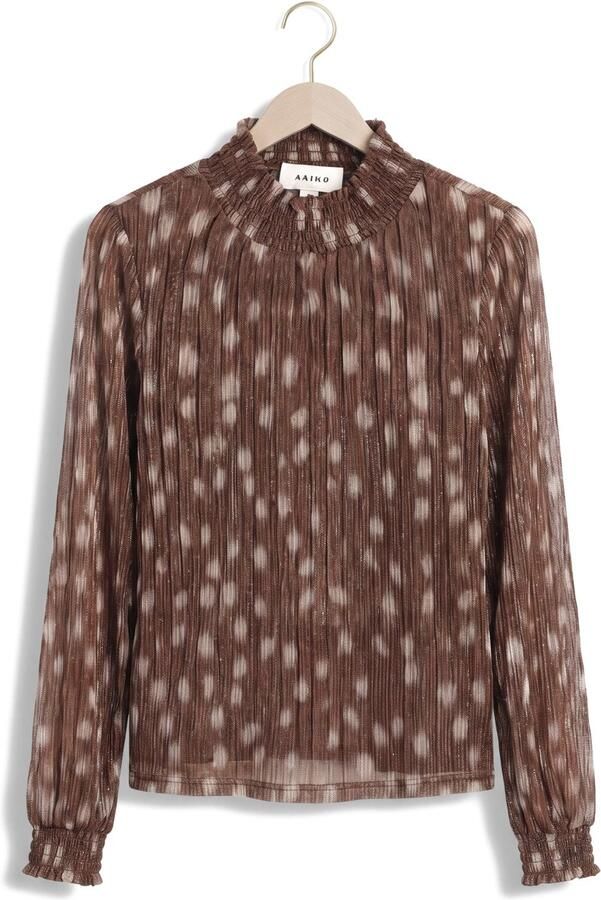 AAIKO Dames Tops & T-shirts Tory Animal Pes 554 Bruin - Foto 4