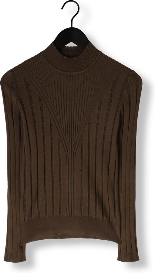 AAIKO Dames Tops & T-shirts Vida Ajour Vis 302 Olijf - Foto 3