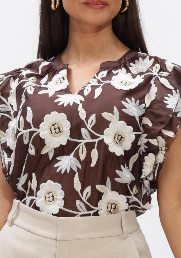 AAIKO Dames Tops & T-shirts Yaella 3d Ten 518 Bruin - Foto 3