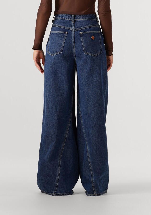 ABRAND JEANS Dames Jeans High Super Wide Tara Donkerblauw