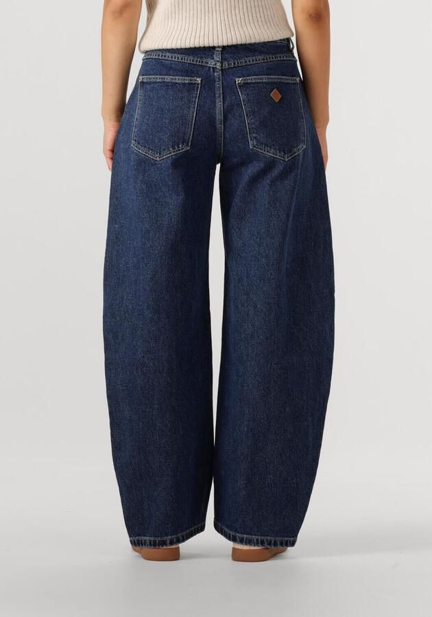 ABRAND JEANS Dames Jeans Mid Barrel Jean Tara Blauw