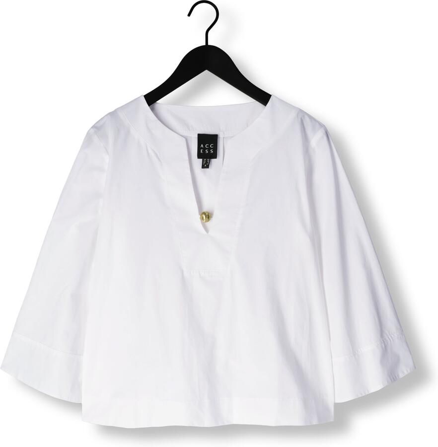 ACCESS Dames Blouses 53-2199-123 Wit