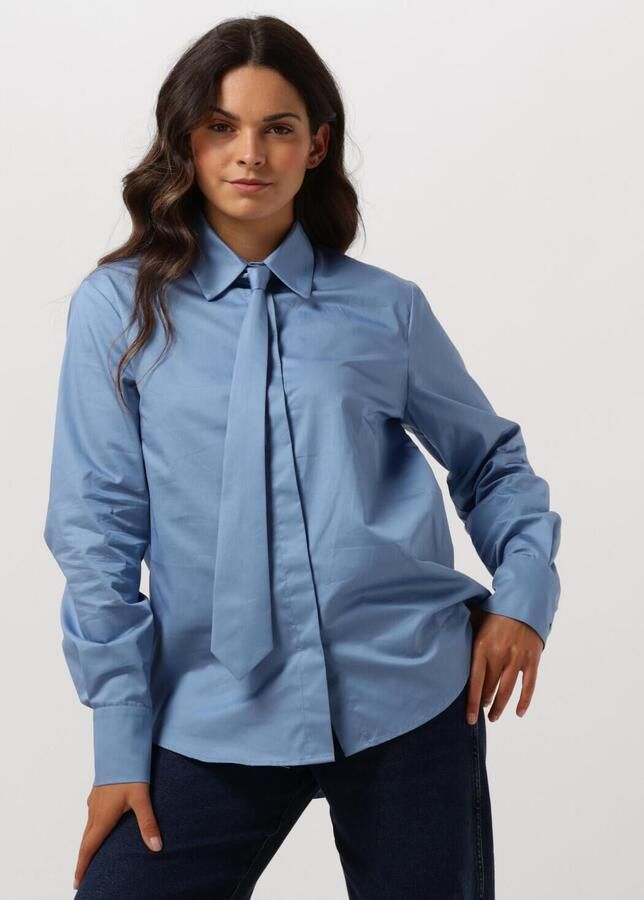 ACCESS Dames Blouses D44-7003-420 Lichtblauw - Foto 4