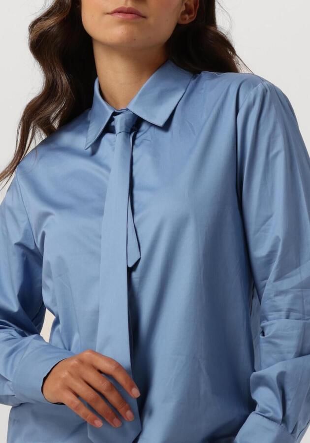ACCESS Dames Blouses D44-7003-420 Lichtblauw - Foto 3