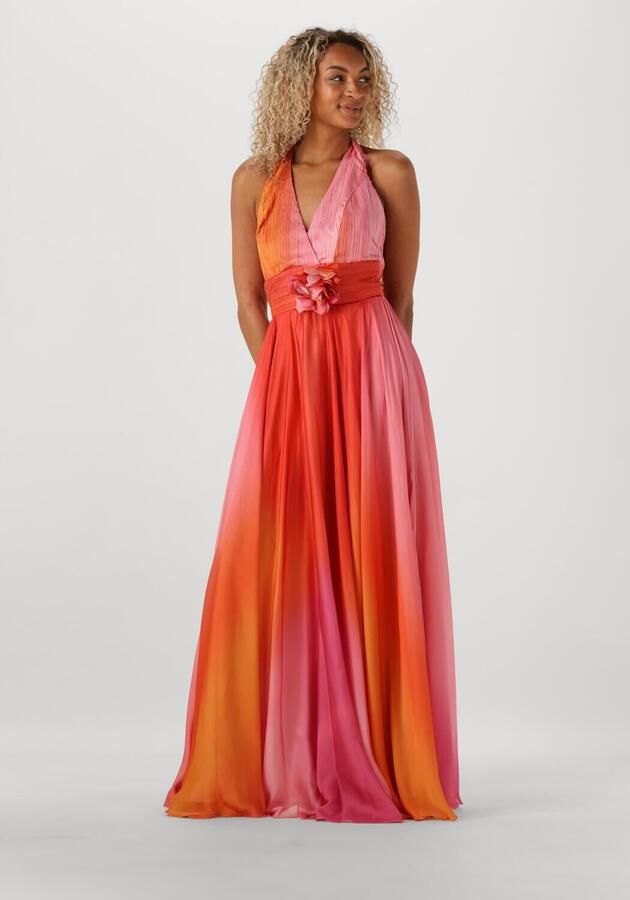 ACCESS Dames Jurken 53-3378-0017 Oranje - Foto 4