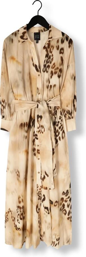 ACCESS Dames Jurken 53-3392-0051 Beige - Foto 3