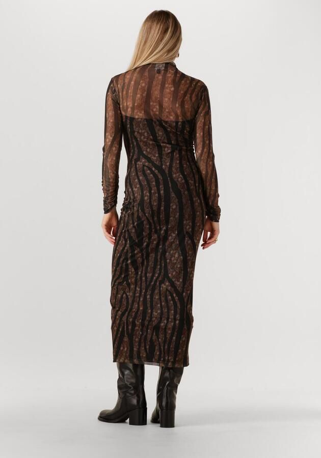 ACCESS Dames Jurken D54-3352-0006 Bruin