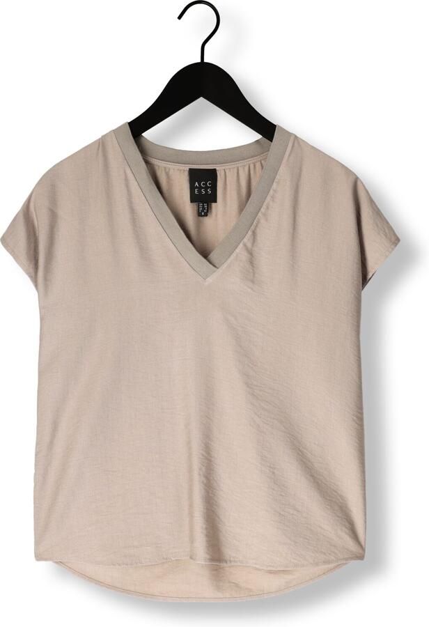 ACCESS Dames Tops & T-shirts 53-2001-396 Beige - Foto 2