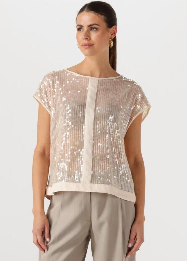 ACCESS Dames Tops & T-shirts 53-2098-249 Ecru - Foto 4