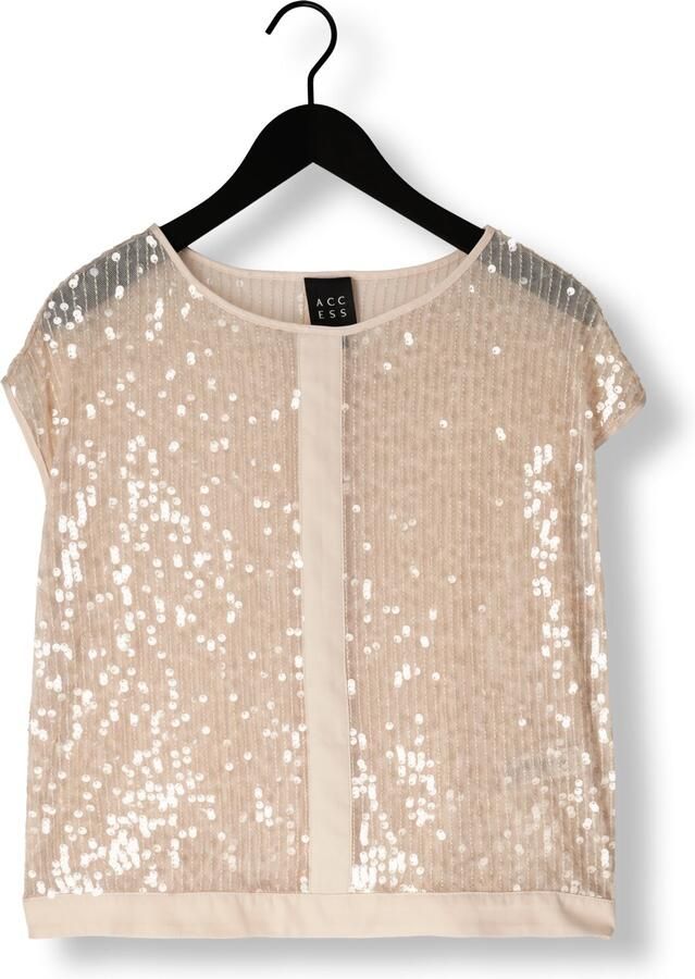 ACCESS Dames Tops & T-shirts 53-2098-249 Ecru