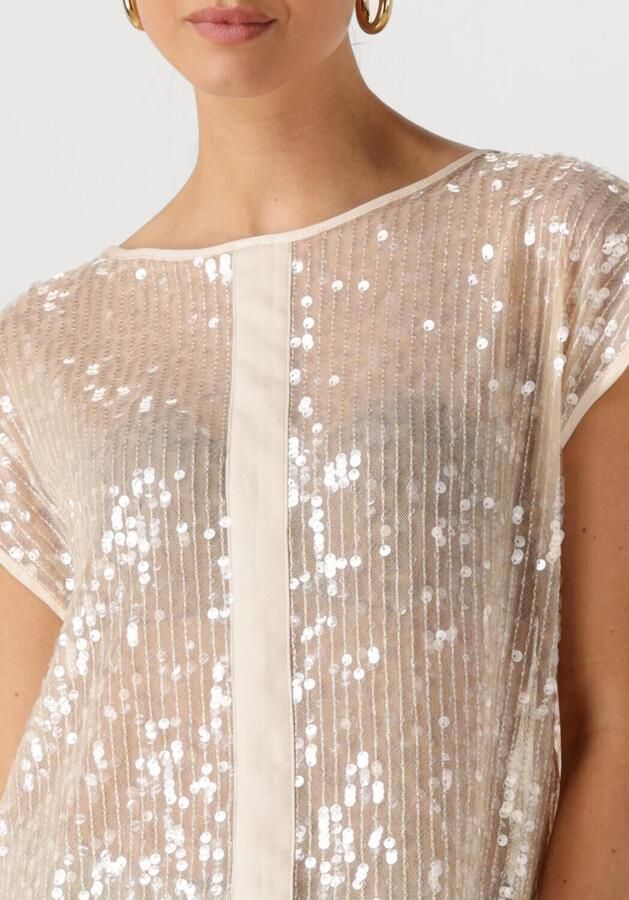 ACCESS Dames Tops & T-shirts 53-2098-249 Ecru - Foto 3