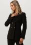 ACCESS Dames Blazers Double-breasted Blazer With Stud Zwart - Thumbnail 1