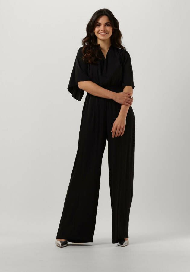ACCESS Dames Jumpsuits Jumpsuit With Batwing Sleeves Zwart
