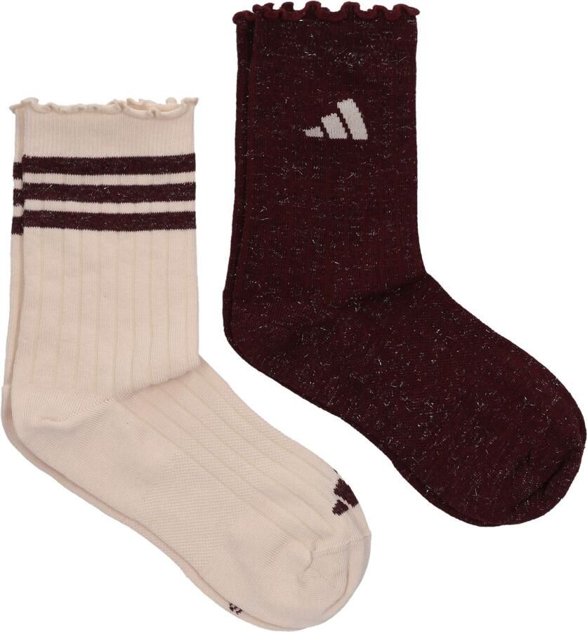 Adidas Sportswear Sokken met geschulpte zoom in set van 2