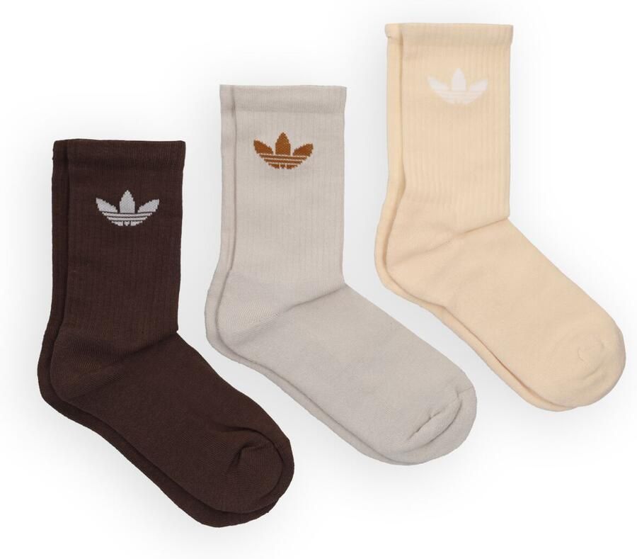 Adidas Originals Trefoil Crew Sokken (6 Pack) Unisex multicolor Maat 37-39 Kleding