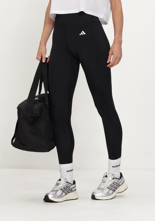 Adidas Training Sport-legging met logoprint model 'OPT ESS ST 1 1'