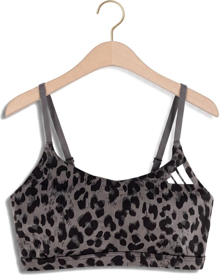 ADIDAS Dames Tops & T-shirts Opt Aop Ls Bra Grijs - Foto 2