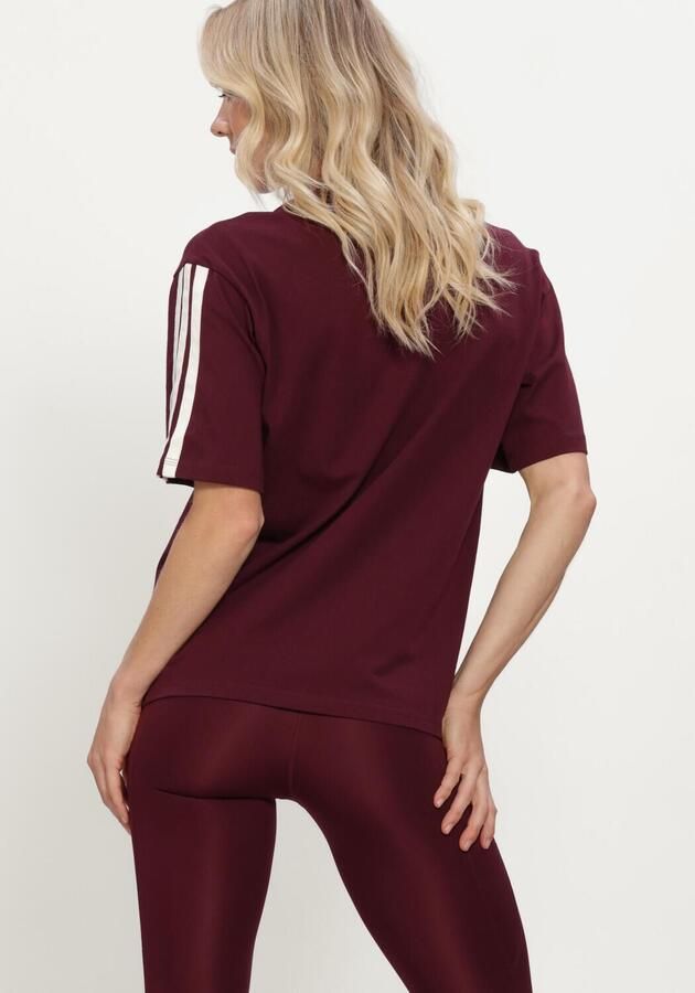 ADIDAS Dames Tops & T-shirts W 3s Sj Bf T Bordeaux - Foto 3
