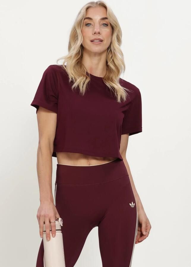 ADIDAS Dames Tops & T-shirts We Min Tee Bordeaux
