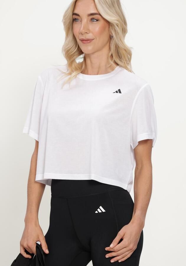 ADIDAS Dames Tops & T-shirts We Min Tee Wit - Foto 4