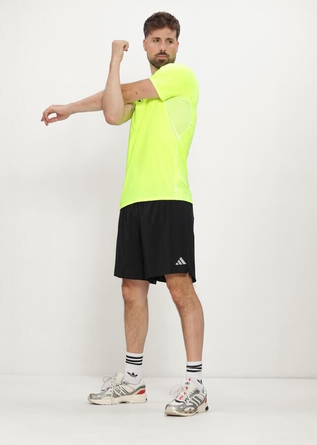 ADIDAS Heren Polo's & T-shirts Adizero E Tee Lime - Foto 2