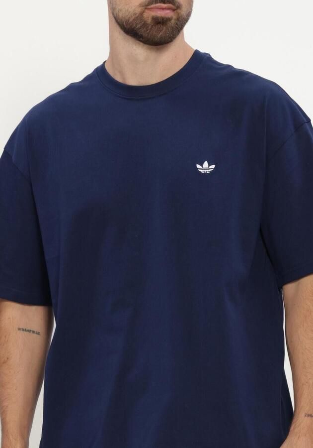ADIDAS Heren Polo's & T-shirts Ess Tee Donkerblauw - Foto 3