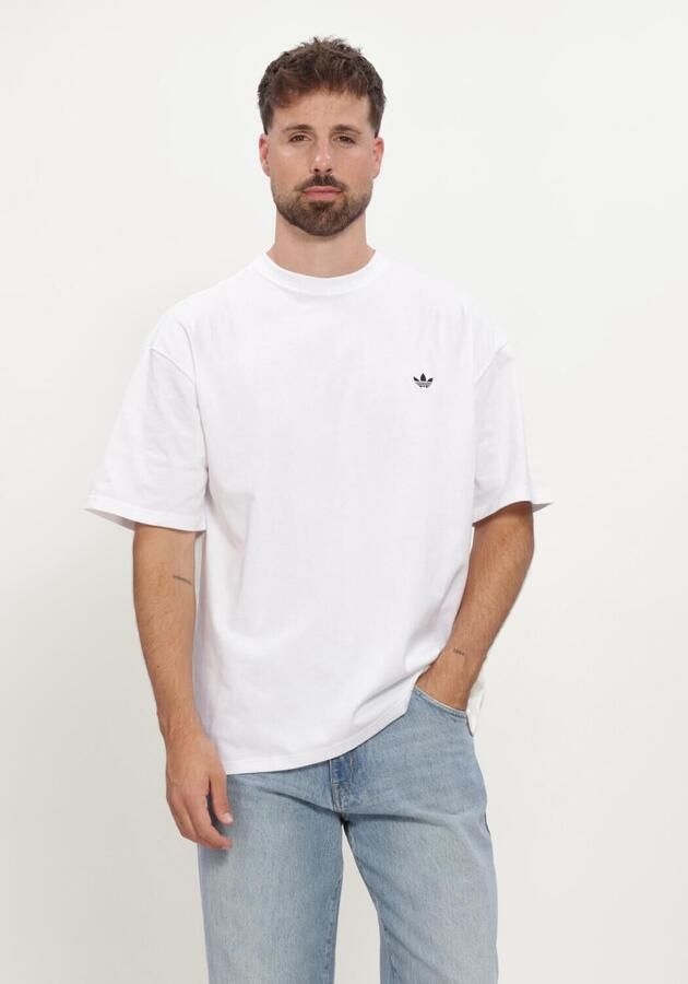 ADIDAS Heren Polo's & T-shirts Ess Tee Wit