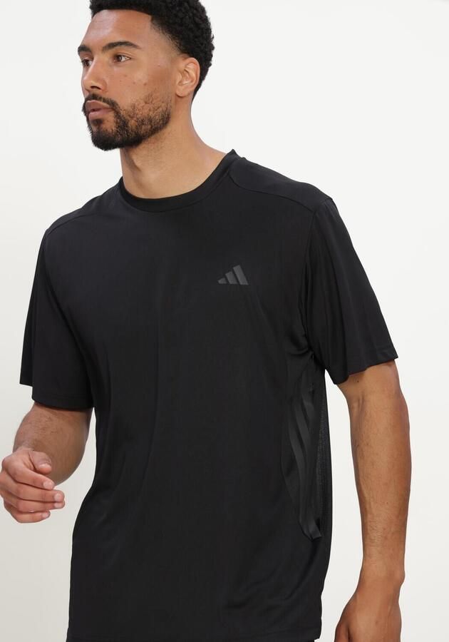 ADIDAS Heren Polo's & T-shirts Techess 3s Tee Zwart