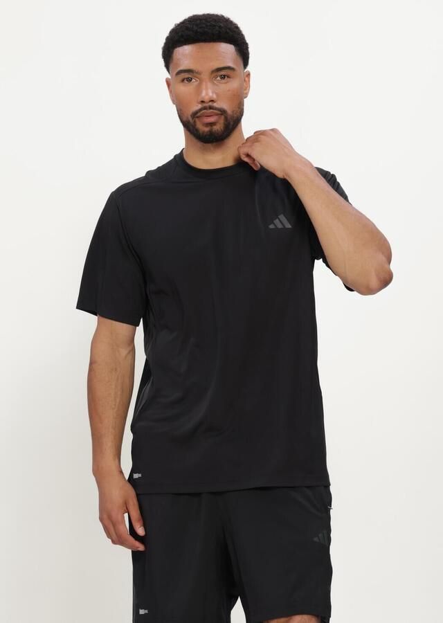 ADIDAS Heren Polo's & T-shirts Techess 3s Tee Zwart - Foto 3