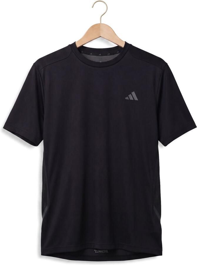 ADIDAS Heren Polo's & T-shirts Techess 3s Tee Zwart - Foto 2
